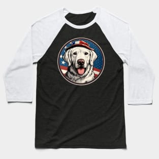 Kuvasz 4th of July Baseball T-Shirt